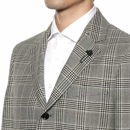 LARDINI＜ラルディーニ＞ グレンチェック柄ジャケット（2247839