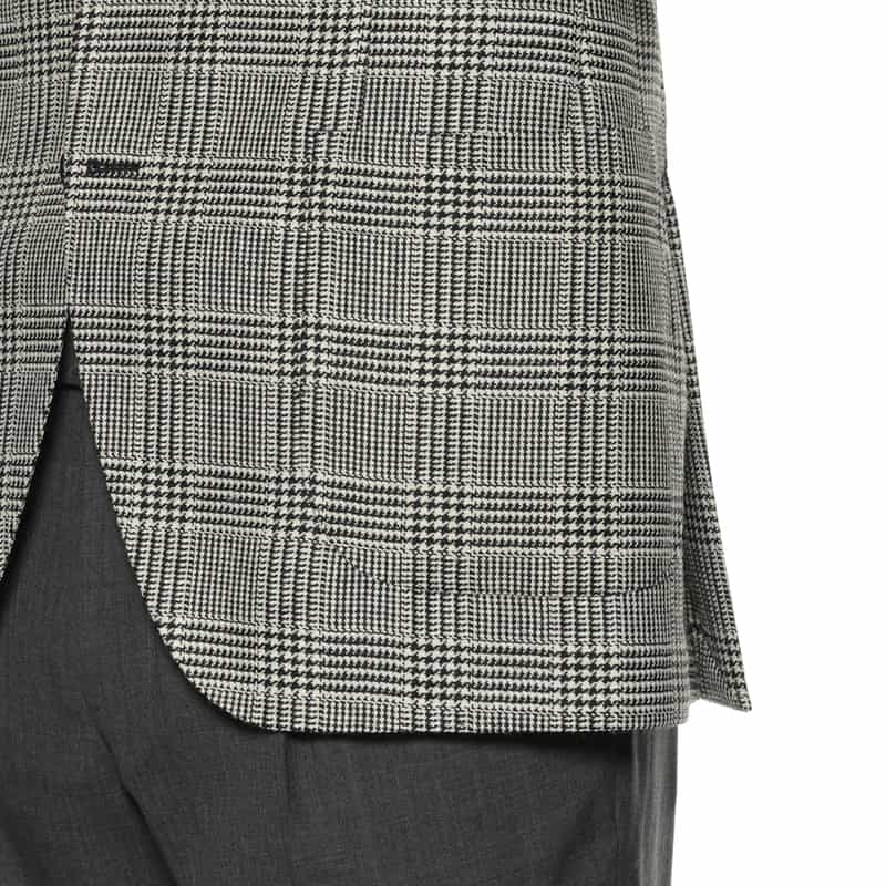 LARDINI LARDINI＜ラルディーニ＞ グレンチェック柄ジャケット BLACK