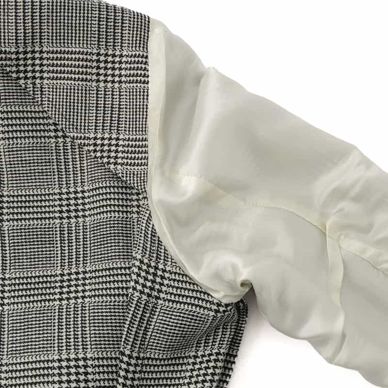 LARDINI LARDINI＜ラルディーニ＞ グレンチェック柄ジャケット BLACK