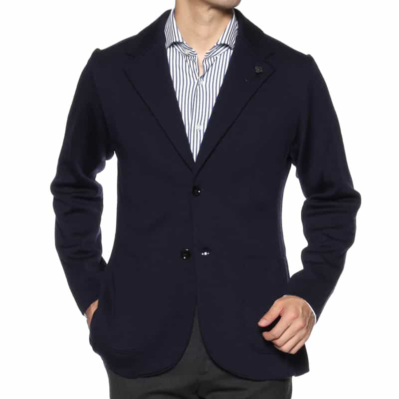 LARDINI LARDINI＜ラルディーニ＞ ニットジャケット NAVY