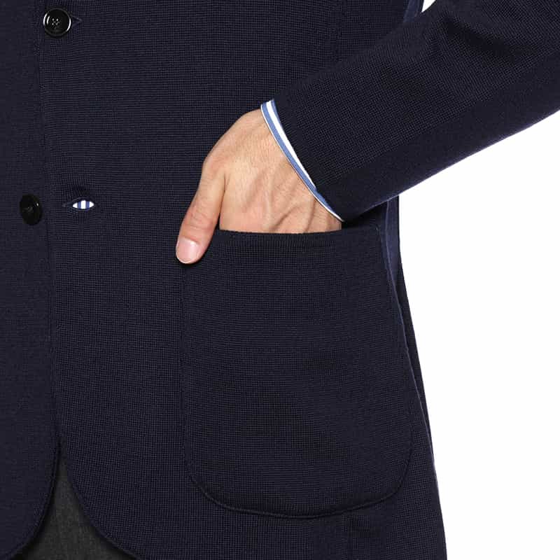 LARDINI LARDINI＜ラルディーニ＞ ニットジャケット NAVY