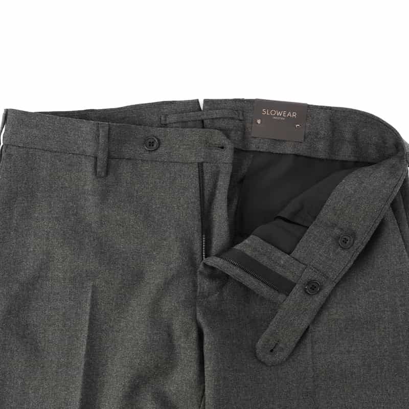 INCOTEX INCOTEX＜インコテックス＞ テーパードパンツ GRAY