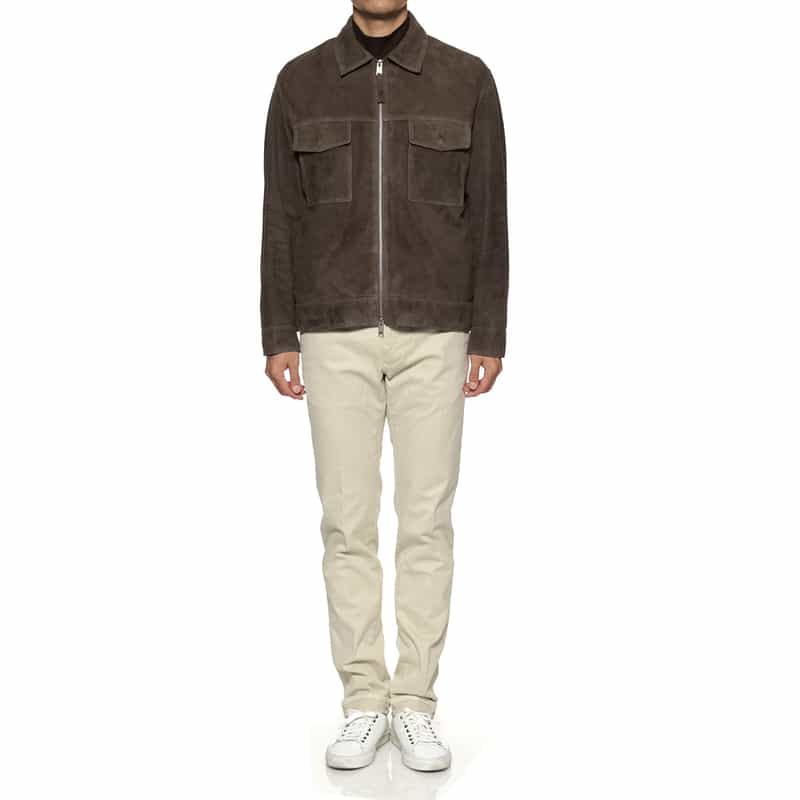 INCOTEX INCOTEX＜インコテックス＞ ストレッチ素材チノパンツ IVORY