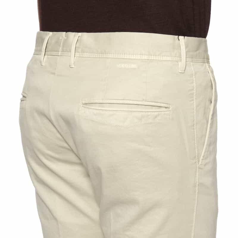 INCOTEX INCOTEX＜インコテックス＞ ストレッチ素材チノパンツ IVORY