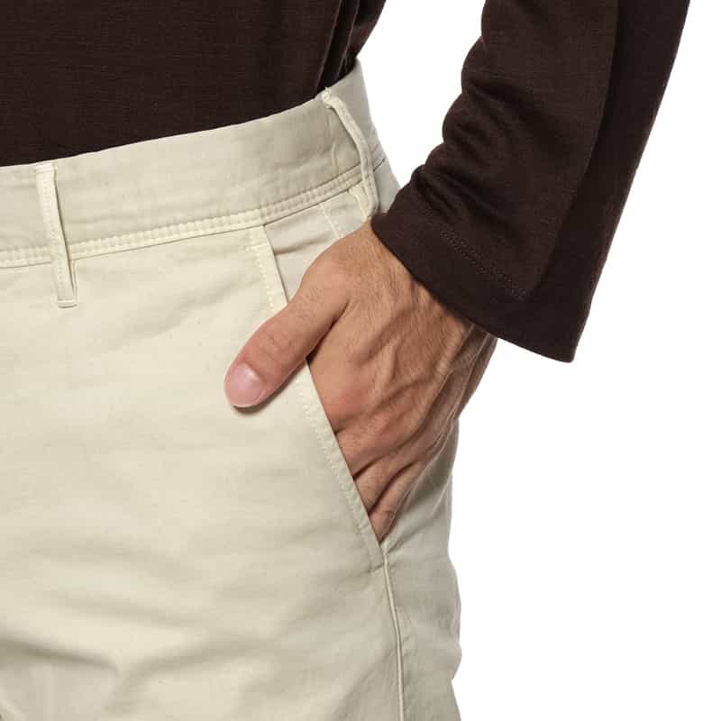 INCOTEX INCOTEX＜インコテックス＞ ストレッチ素材チノパンツ IVORY