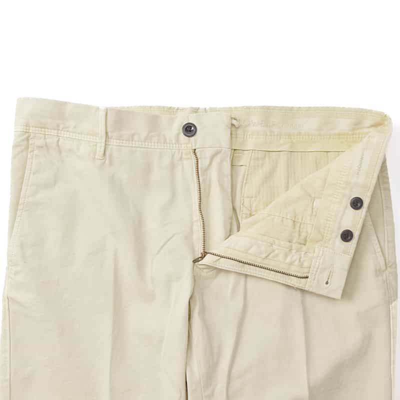 INCOTEX INCOTEX＜インコテックス＞ ストレッチ素材チノパンツ IVORY