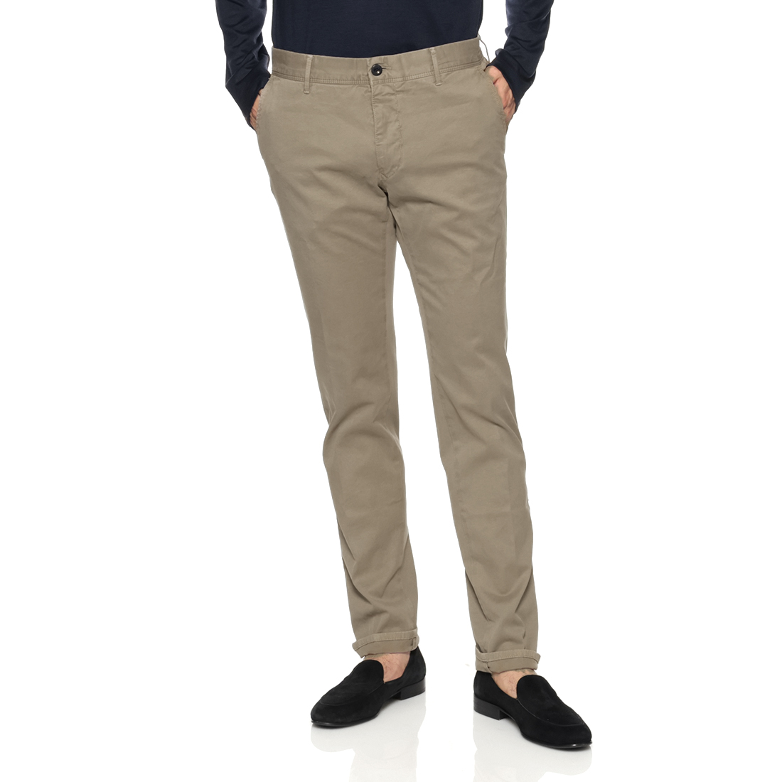 INCOTEX＜インコテックス＞ ストレッチ素材チノパンツ