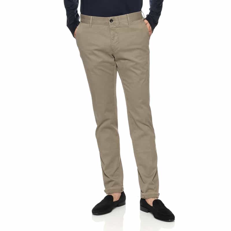 INCOTEX INCOTEX＜インコテックス＞ ストレッチ素材チノパンツ BEIGE