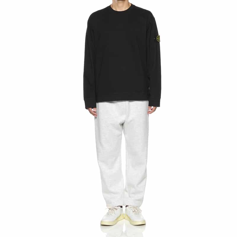 STONE ISLAND STONE ISLAND ＜ストーン アイランド＞ スウェットプルオーバー BLACK
