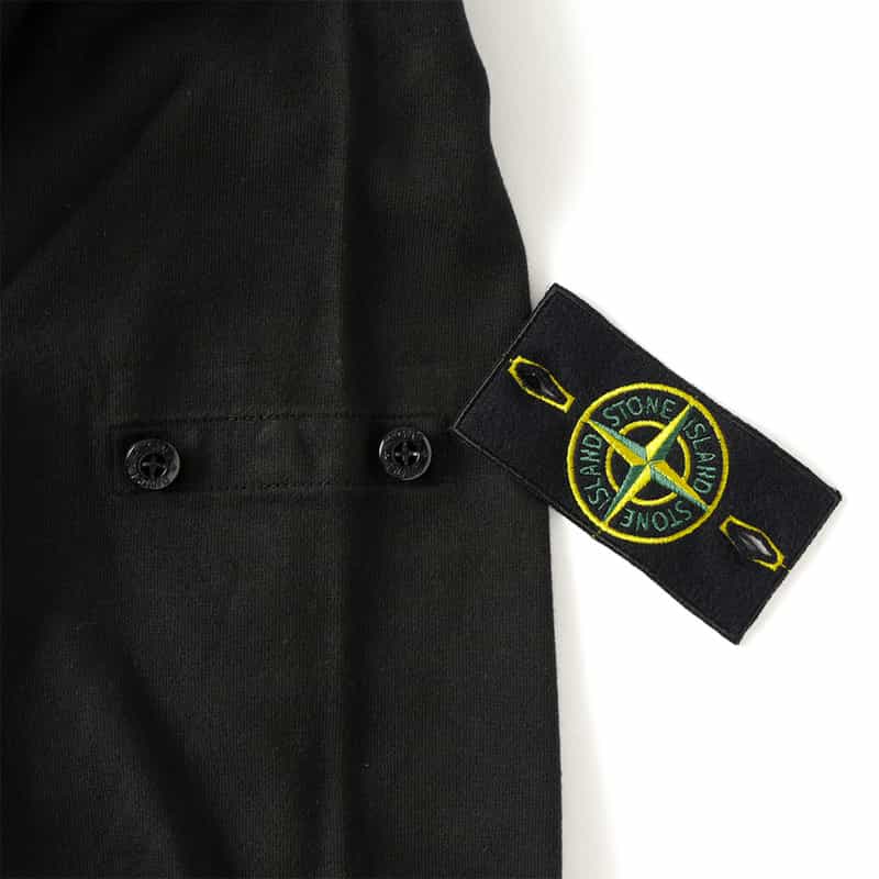 STONE ISLAND STONE ISLAND ＜ストーン アイランド＞ スウェットプルオーバー BLACK