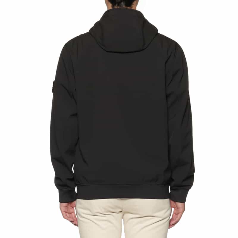 STONE ISLAND STONE ISLAND ＜ストーン アイランド＞ ジップアップブルゾン BLACK