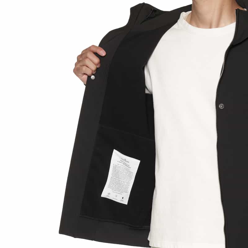 STONE ISLAND STONE ISLAND ＜ストーン アイランド＞ ジップアップブルゾン BLACK