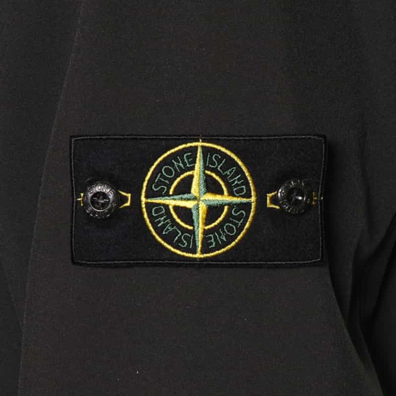 STONE ISLAND STONE ISLAND ＜ストーン アイランド＞ ジップアップブルゾン BLACK