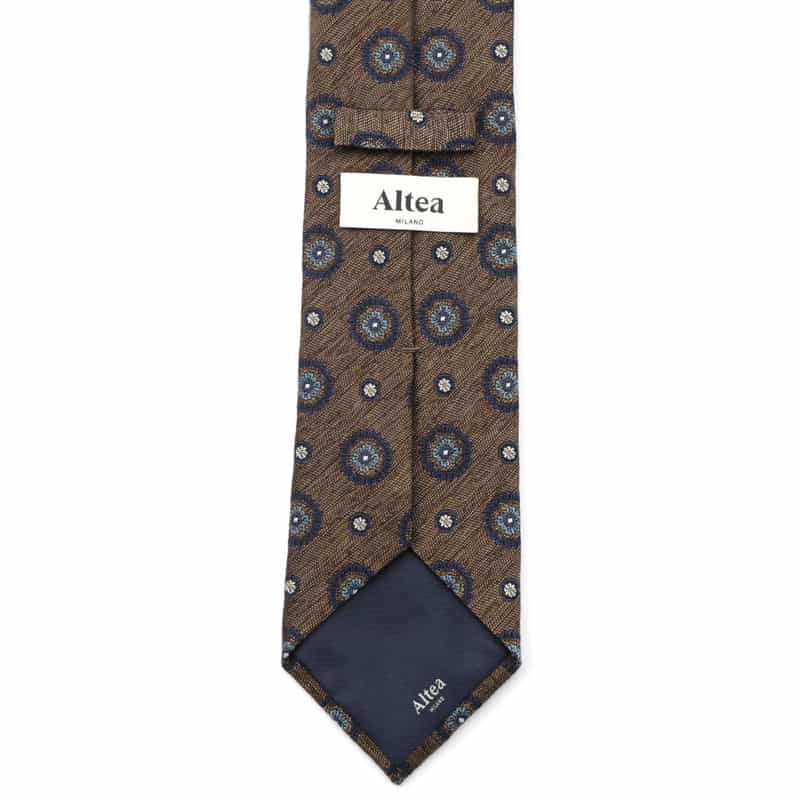 ALTEA ALTEA＜アルテア＞ メダリオン柄タイ BROWN