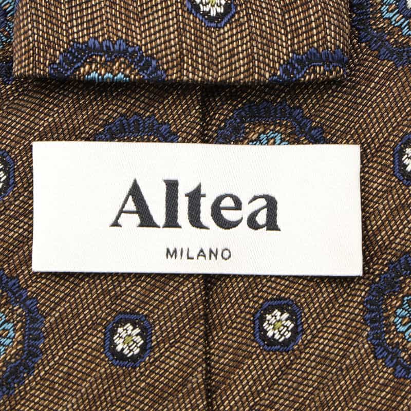 ALTEA ALTEA＜アルテア＞ メダリオン柄タイ BROWN