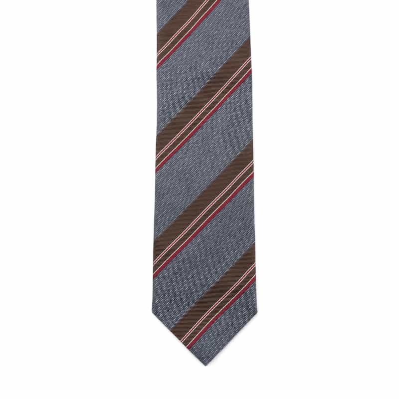 ALTEA ALTEA＜アルテア＞ ストライプ柄タイ BLUE