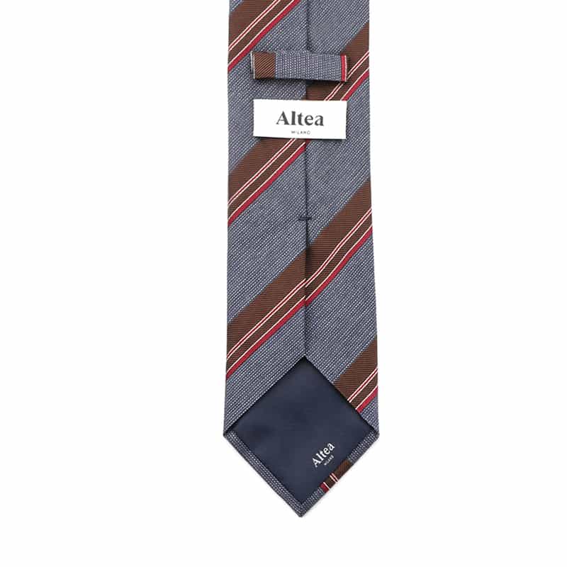 ALTEA ALTEA＜アルテア＞ ストライプ柄タイ BLUE