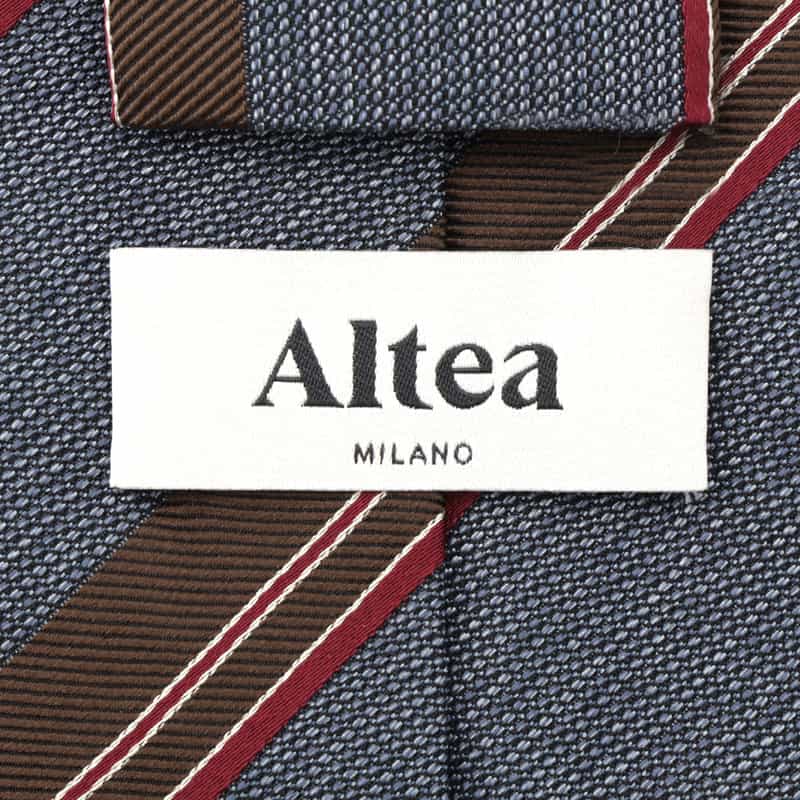 ALTEA ALTEA＜アルテア＞ ストライプ柄タイ BLUE