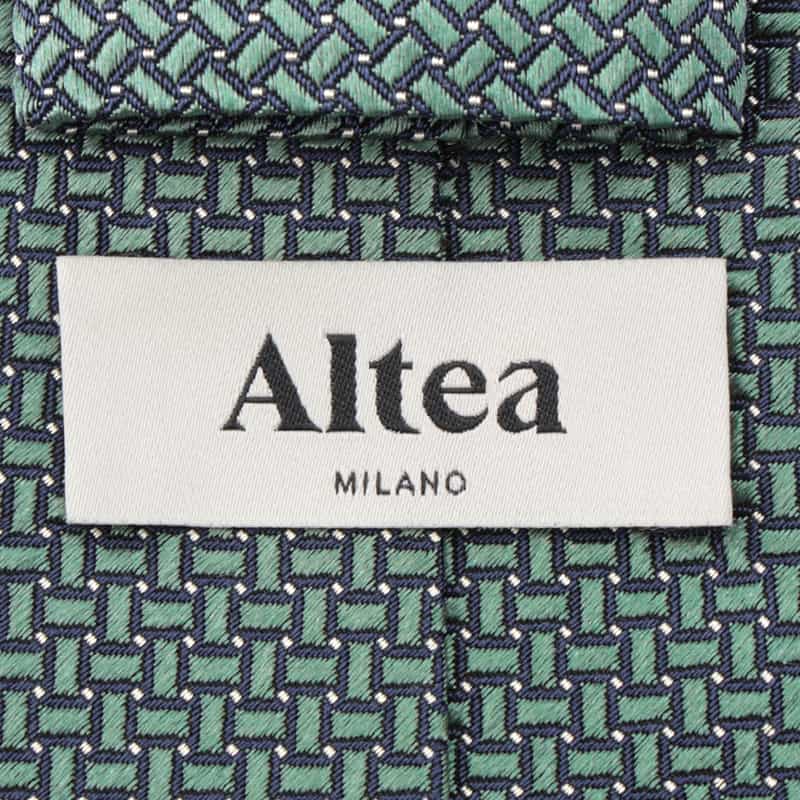 ALTEA ALTEA＜アルテア＞ スクエア柄タイ GREEN