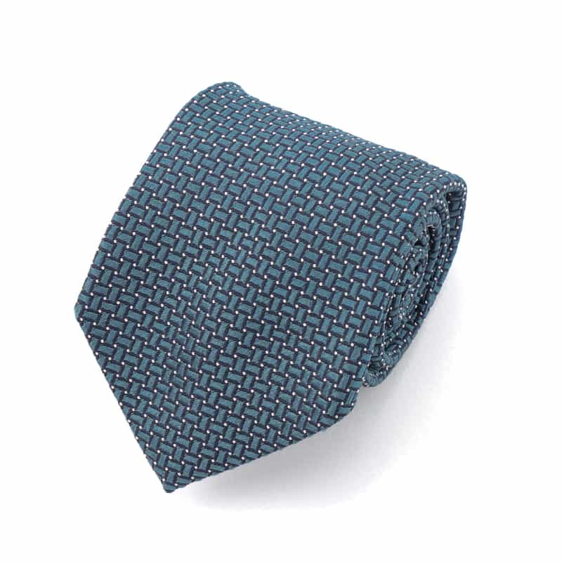 ALTEA ALTEA＜アルテア＞ スクエア柄タイ BLUE