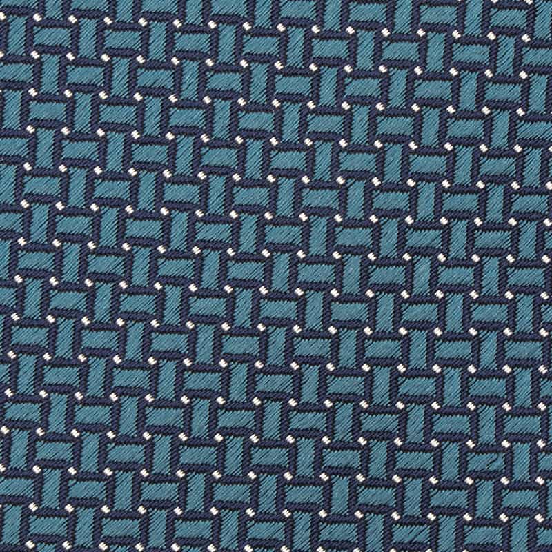 ALTEA ALTEA＜アルテア＞ スクエア柄タイ BLUE