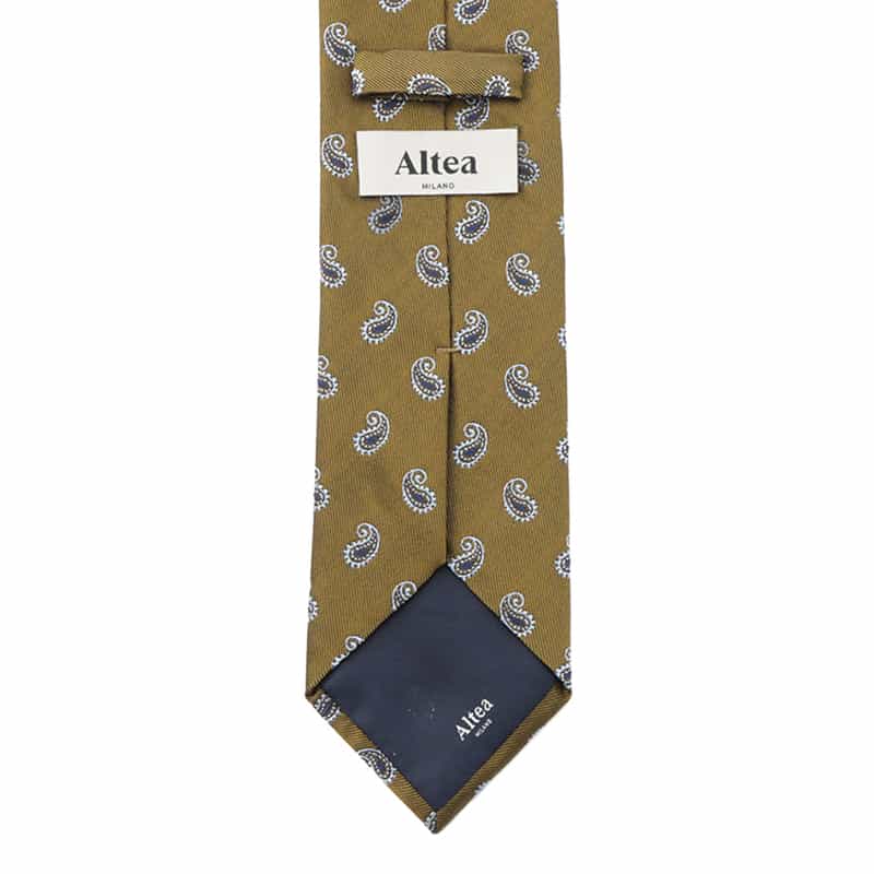 ALTEA ALTEA＜アルテア＞ ペイズリー柄タイ YELLOW