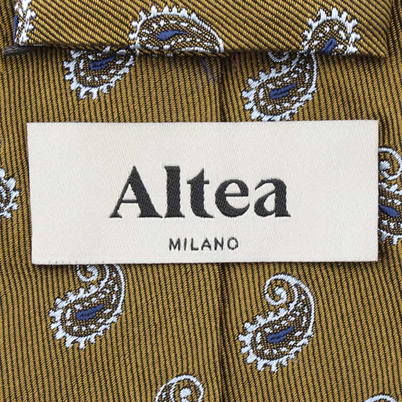 ALTEA ALTEA＜アルテア＞ ペイズリー柄タイ YELLOW