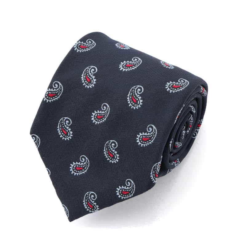 ALTEA ALTEA＜アルテア＞ ペイズリー柄タイ NAVY