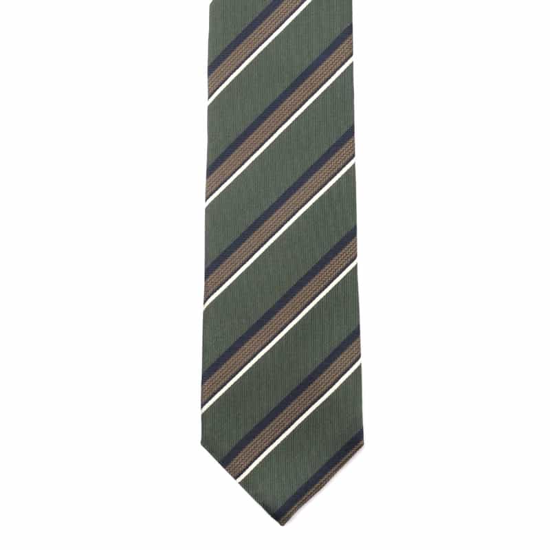 ALTEA ALTEA＜アルテア＞ レジメンタル柄タイ GREEN