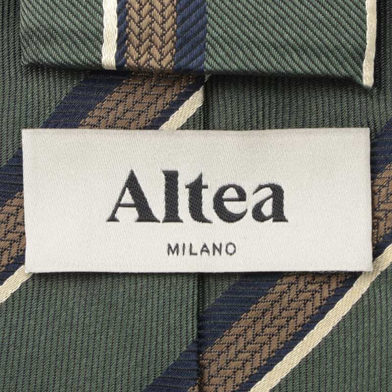 ALTEA ALTEA＜アルテア＞ レジメンタル柄タイ GREEN