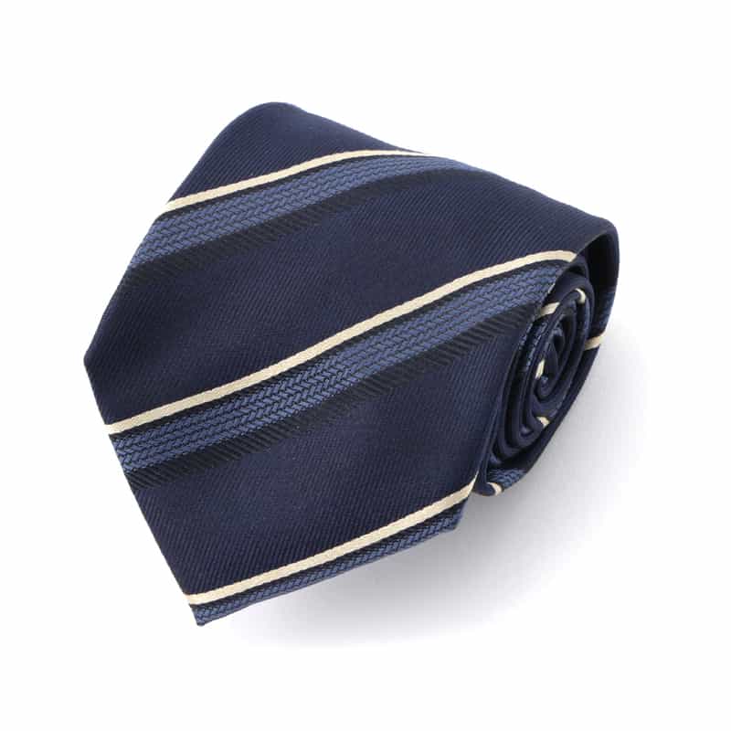 ALTEA ALTEA＜アルテア＞ レジメンタル柄タイ NAVY