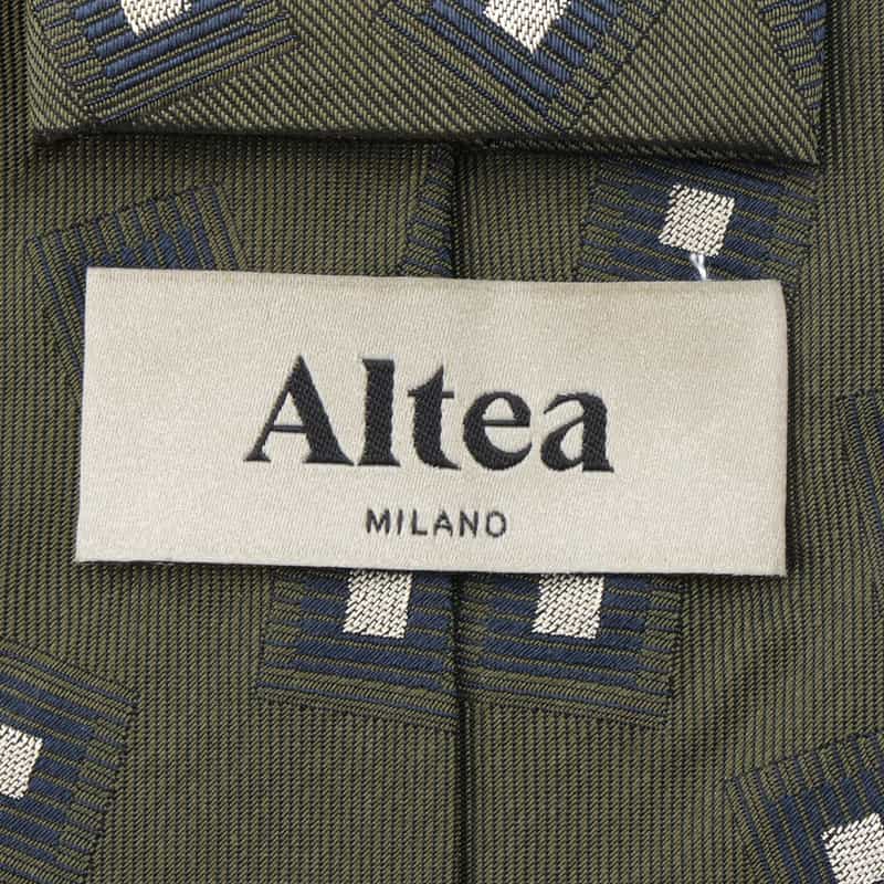 ALTEA ALTEA＜アルテア＞ スクエア柄タイ GREEN