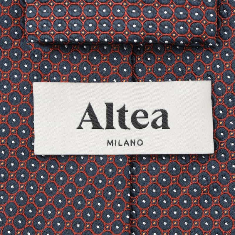 ALTEA ALTEA＜アルテア＞ サークル柄タイ ORANGE