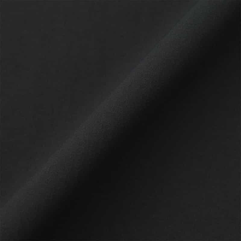 BARNEYS NEW YORK ウォッシャブル ランタンスリーブドレス BLACK