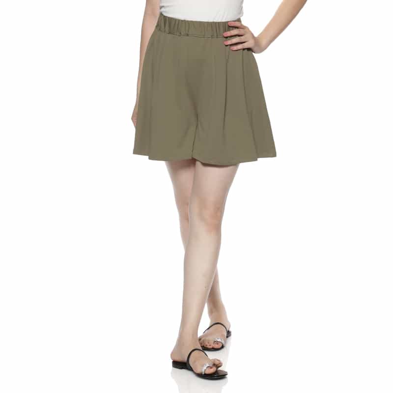 BARNEYS NEW YORK セットアップ ウォッシャブル水陸両用ショートパンツ KHAKI