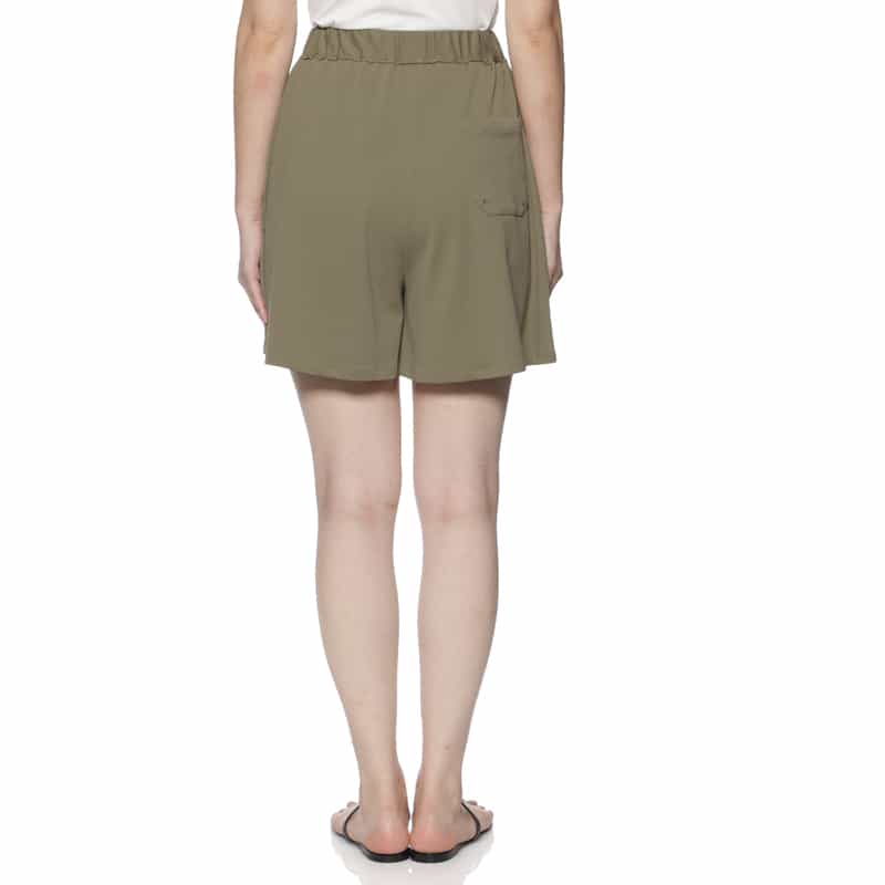 BARNEYS NEW YORK セットアップ ウォッシャブル水陸両用ショートパンツ KHAKI