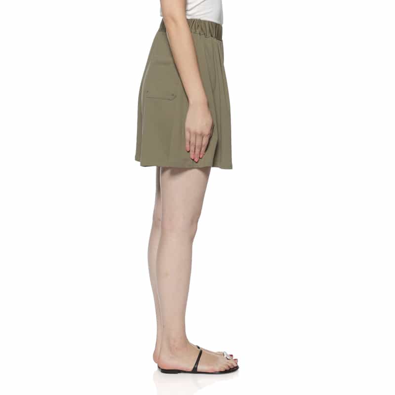 BARNEYS NEW YORK セットアップ ウォッシャブル水陸両用ショートパンツ KHAKI