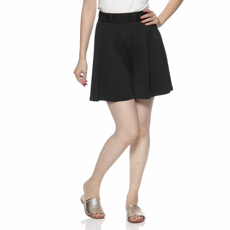 BARNEYS NEW YORK セットアップ ウォッシャブル水陸両用ショートパンツ BLACK