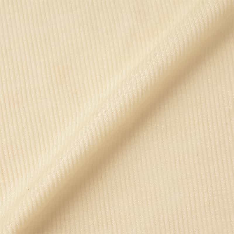 BARNEYS NEW YORK ウォッシャブル タートルネックシアーリブニットプルオーバー IVORY