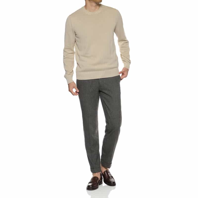 GRANSASSO GRANSASSO＜グランサッソ＞ ニットプルオーバー IVORY