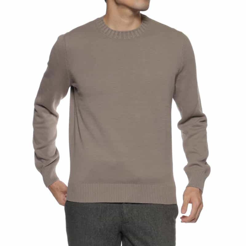 GRANSASSO GRANSASSO＜グランサッソ＞ ニットプルオーバー BROWN