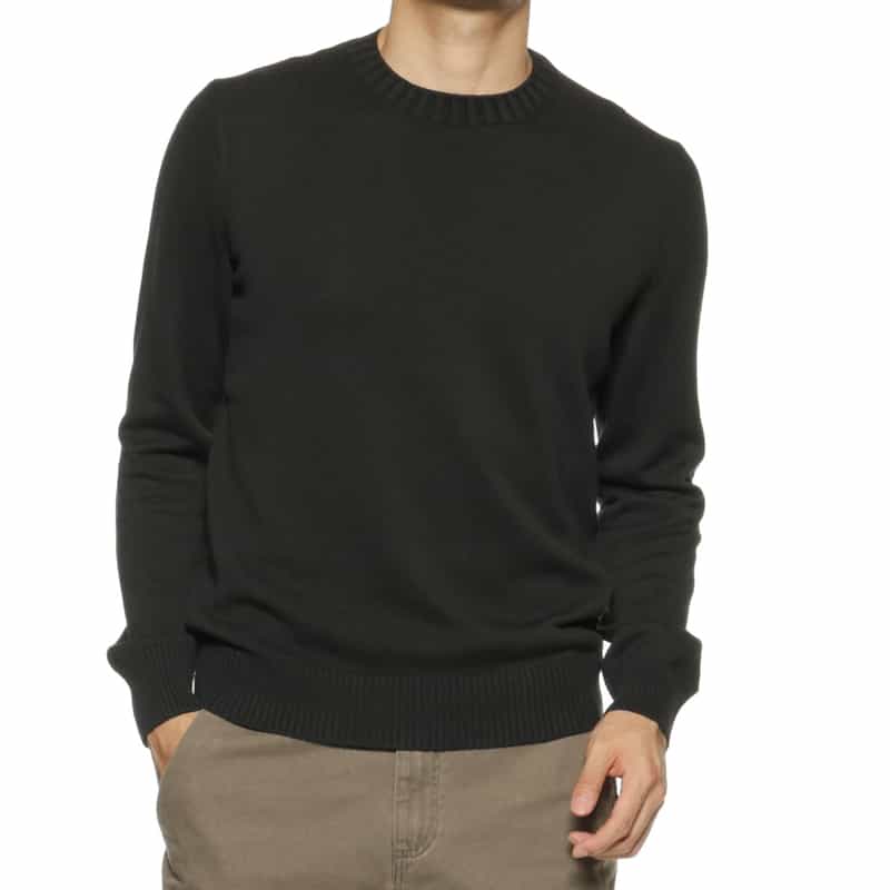 GRANSASSO GRANSASSO＜グランサッソ＞ ニットプルオーバー BLACK