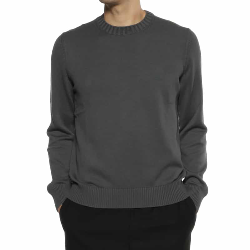 GRANSASSO GRANSASSO＜グランサッソ＞ ニットプルオーバー GRAY