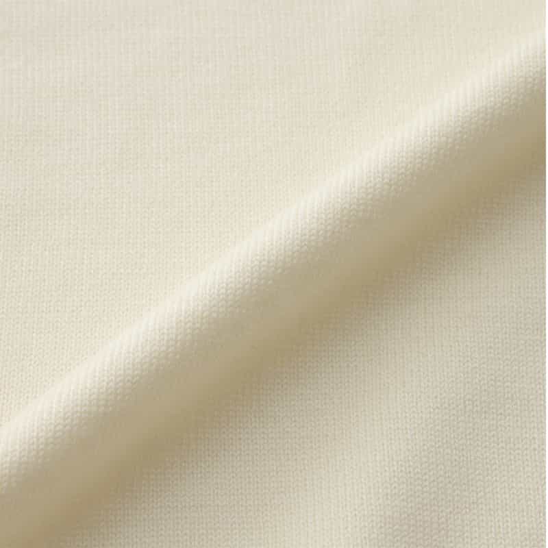 GRANSASSO GRANSASSO＜グランサッソ＞ モックネックニットプルオーバー WHITE