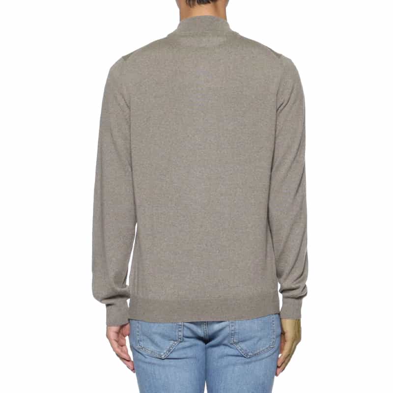 GRANSASSO GRANSASSO＜グランサッソ＞ モックネックニットプルオーバー BEIGE