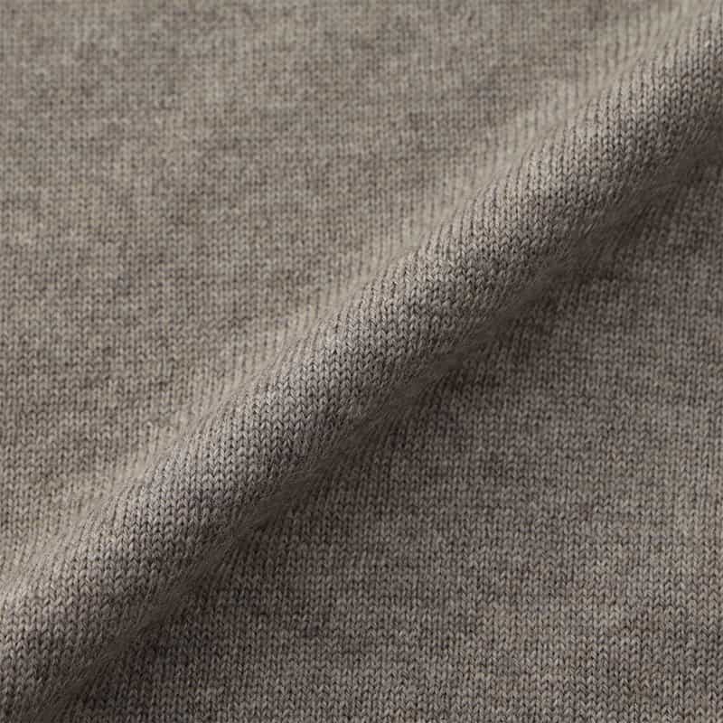 GRANSASSO GRANSASSO＜グランサッソ＞ モックネックニットプルオーバー BEIGE