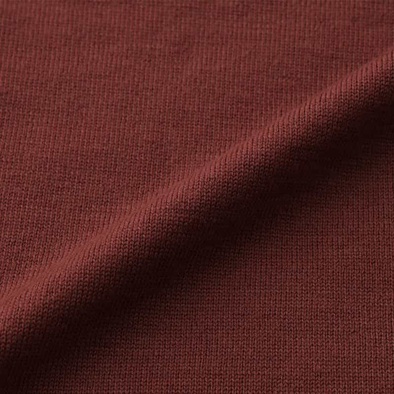 GRANSASSO GRANSASSO＜グランサッソ＞ モックネックニットプルオーバー RED