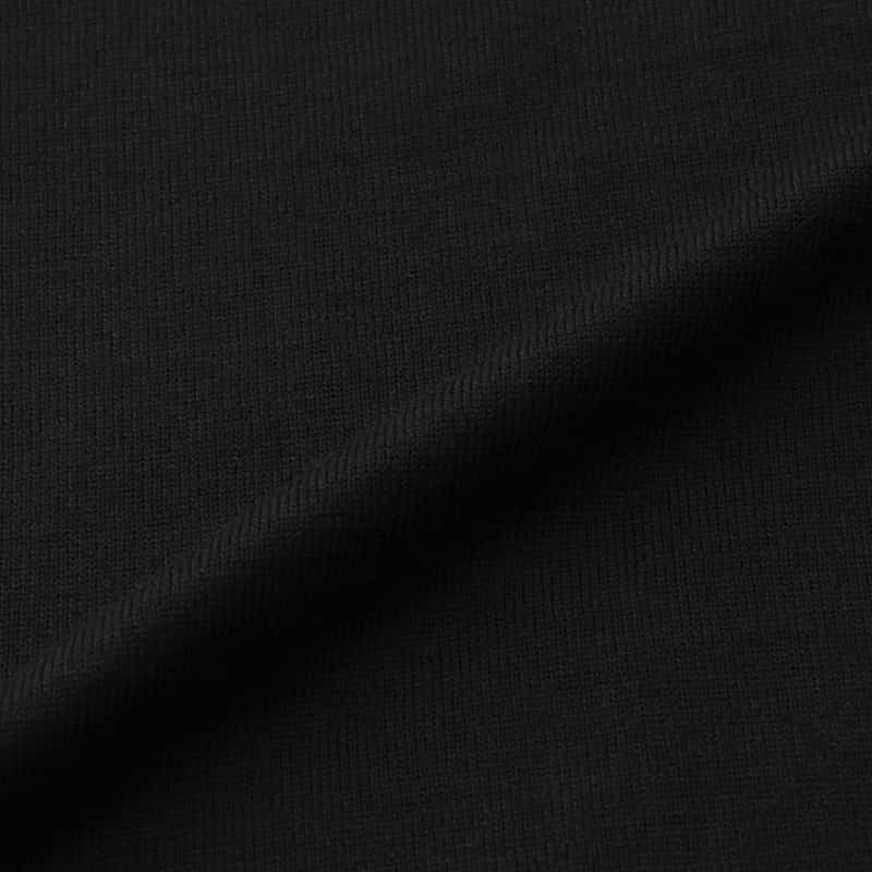 GRANSASSO GRANSASSO＜グランサッソ＞ モックネックニットプルオーバー BLACK