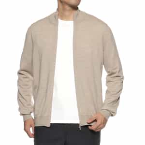 GRANSASSO＜グランサッソ＞ ジップアップニットカーディガン
