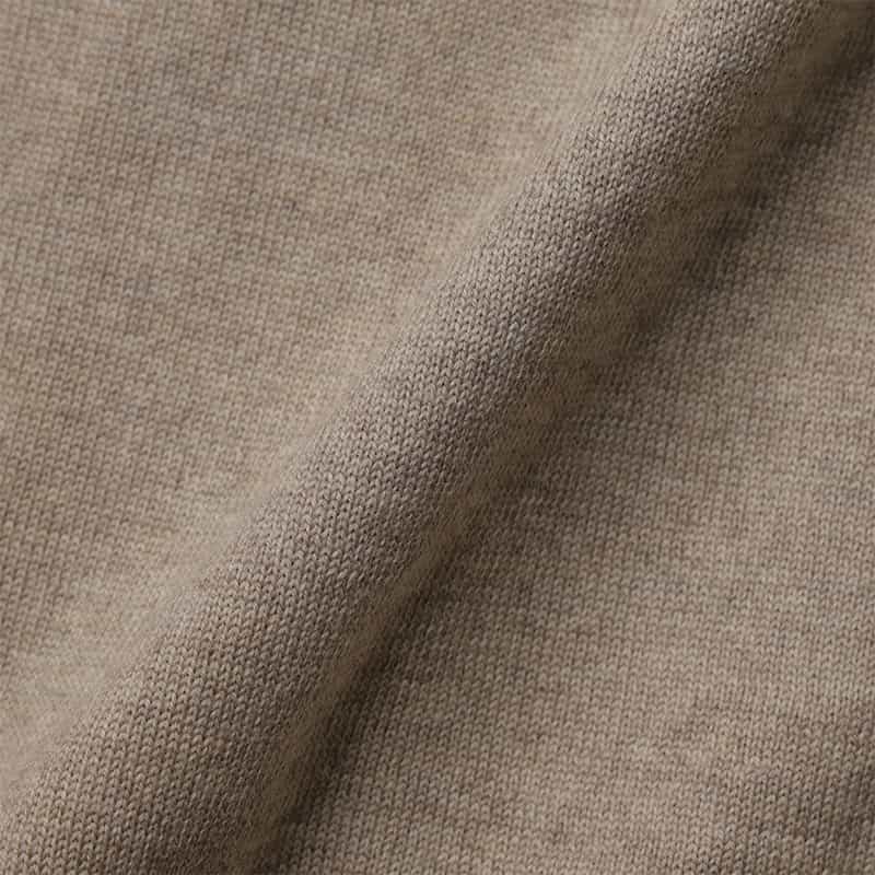 GRANSASSO GRANSASSO＜グランサッソ＞ ジップアップニットカーディガン BEIGE